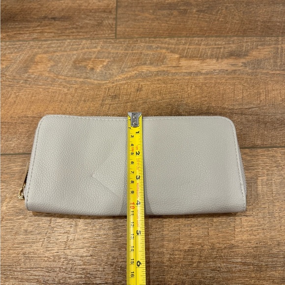 A New Day Gray Wallet Gold Zip Closure - Picture 6 of 6